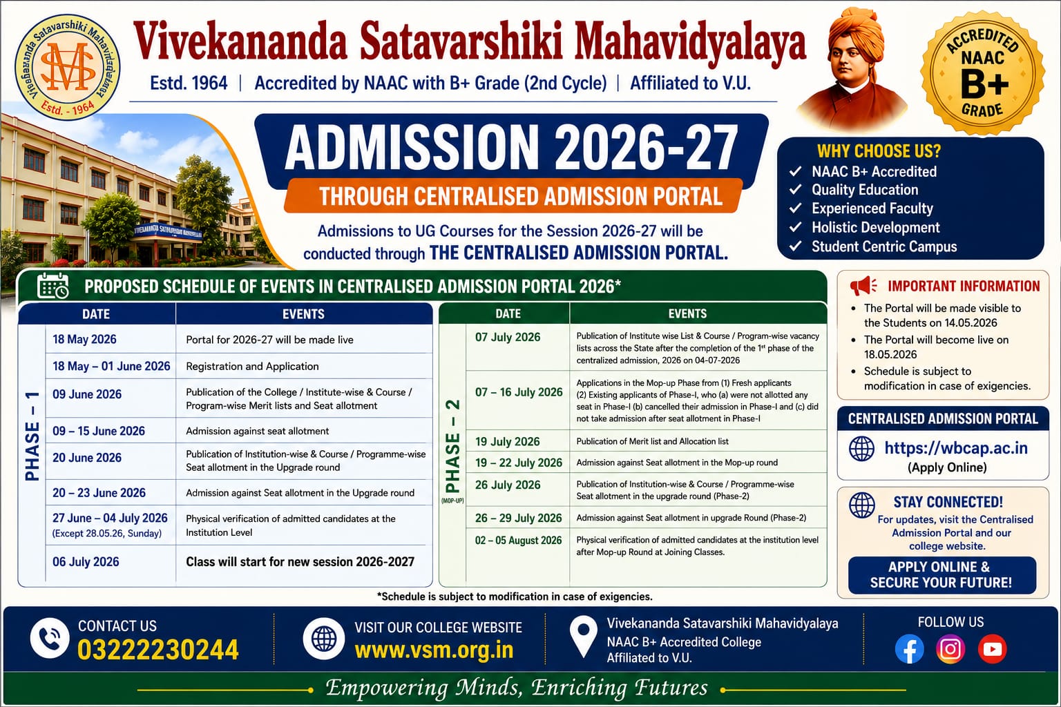 Admission 2026-27